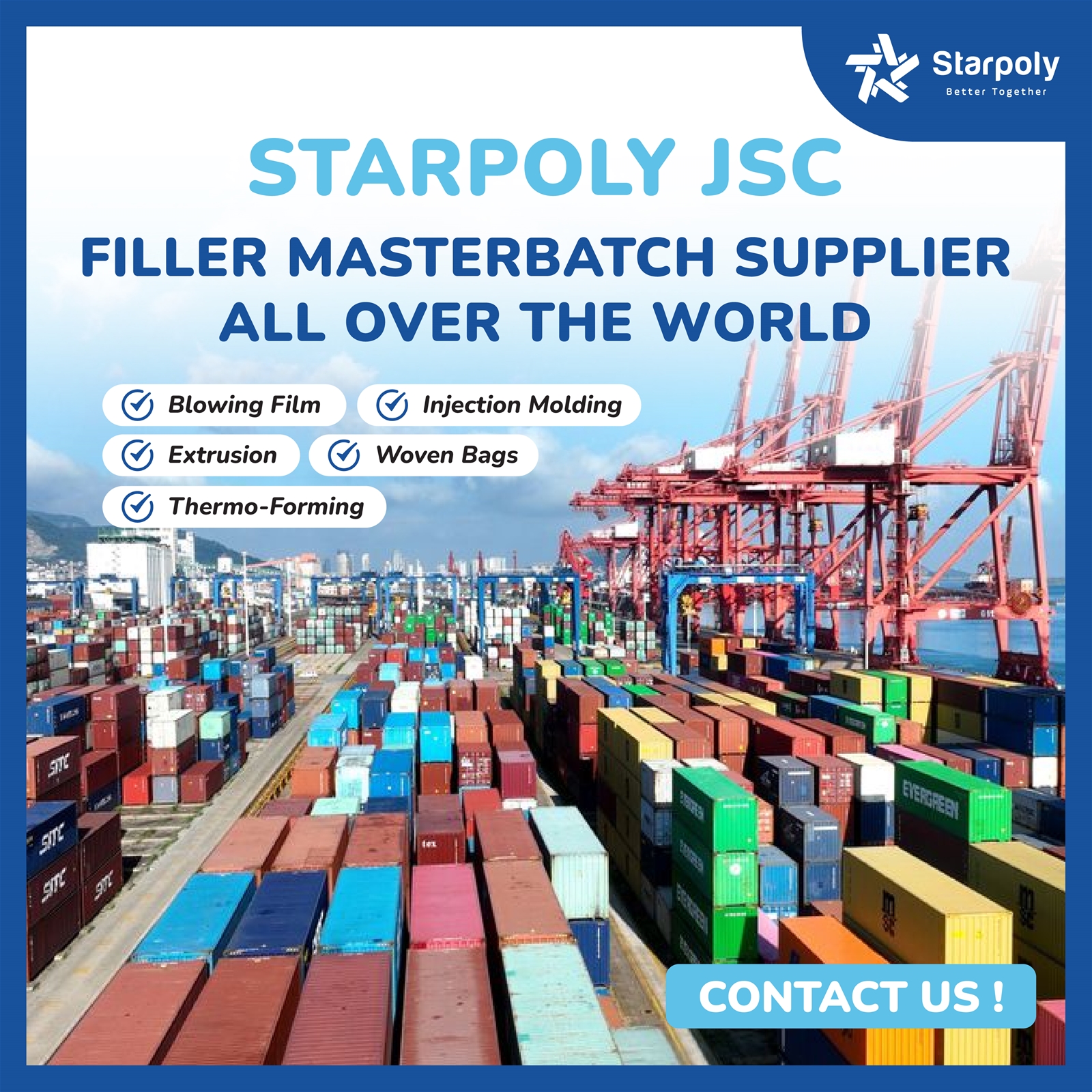 Filler masterbatch from StarPoly Vietnam